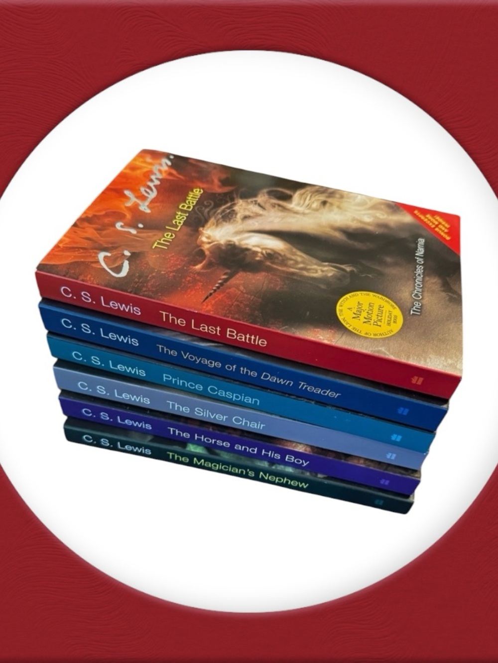 C. S. Lewis Paperback Book Set — Multicolor Spine Collection